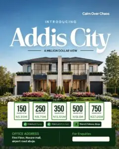 Land for sale at Addis City Estate Abuja